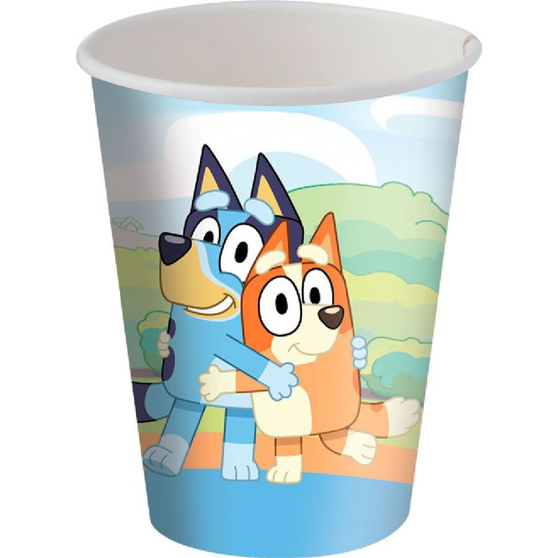 Copo de Papel - Bluey 180ml - 8 unidades - Festcolor - Magazine 25