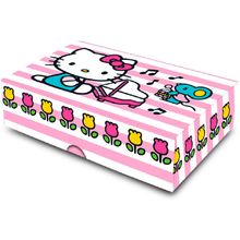 Caixa 6 Doces Retangular - Hello Kitty Rosa - 1 unidade - Festcolor - Magazine 25