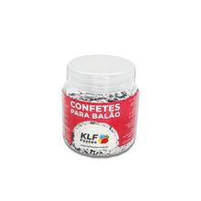 Confete Metalizado Redondo 50g - Prata - 1 unidade - Magazine 25