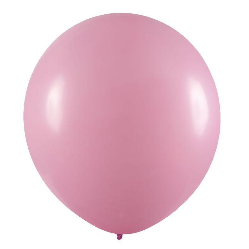 Balão de Festa Redondo Profissional Látex Liso 24'' 60cm - Rosa - 3 unidades - Art-Latex - magazine 25