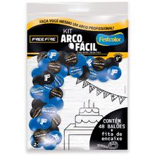 Kit Arco Fácil - Free Fire - 1 unidade - Festcolor - Rizzo