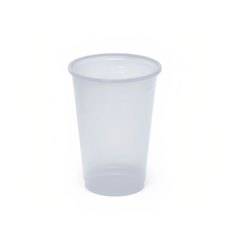 Copo 300ml Biodegradável Crystal Neon Natural - 25 unidades - Trik Trik - Magazine 25