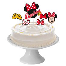 Decoração De Bolo - Minnie Mouse - 6 unidades - Regina - Magazine 25