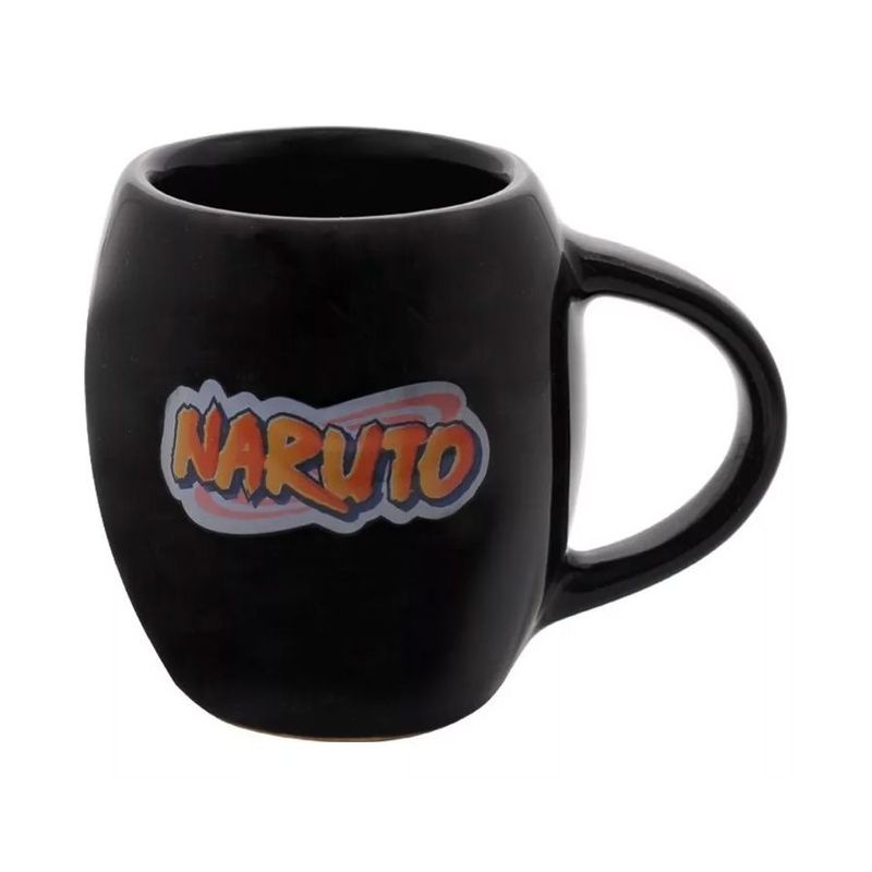 Caneca de Porcelana Oval Aldeia da Folha Naruto - 350ml - 1 unidade - Zona Criativa - Magazine 25