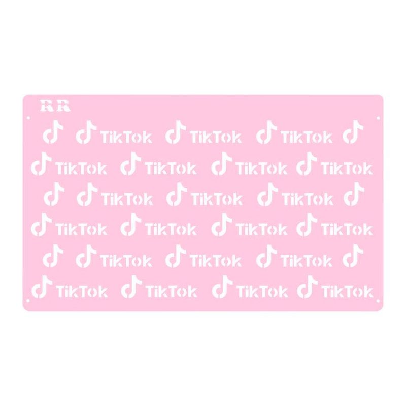 Stencil Tik Tok 1 - Ref. 3031 - 1 unidade - RR Cortadores - Magazine 25