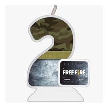 Vela - Free Fire N° 2 - 1 unidade - Festcolor - Magazine 25
