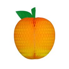 Enfeite de Papel Seda - Laranja - 22cm - 1 unidade - Girotoy - Magazine 25