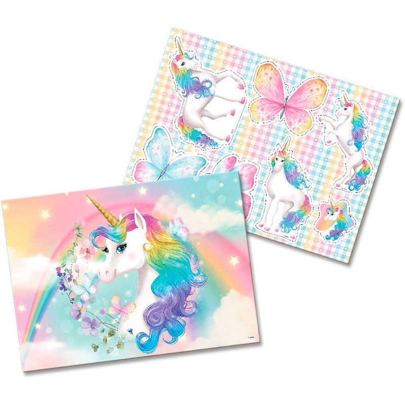 Kit Decorativo - Unicórnio - 1 unidade - Festcolor - Rizzo