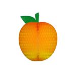 Enfeite de Papel Seda - Laranja - 15cm - 1 unidade - Girotoy - Magazine 25