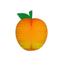 Enfeite de Papel Seda - Laranja - 15cm - 1 unidade - Girotoy - Magazine 25