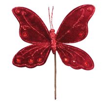 Borboleta Decorativa de Natal - 27cm - 1 unidade - Magazine 25