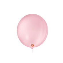 Balão de Festa Látex Liso 9''23cm Redondo  - Rosa Baby - 50 unidades - Balões São Roque - magazine 25
