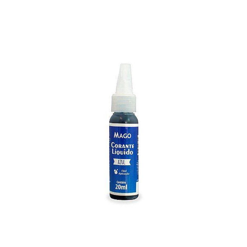 Corante Líquido Azul 20 ml Mago  Confeitaria