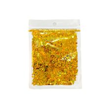 Confete Hexagonal - Ouro - 15g  - 1 unidade - Magazine 25
