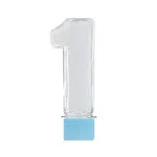 Mini Tubete Lembrancinha N°1 11cm - Azul Bebê - 10 unidades - Magazine 25