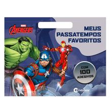 Livro Passatempos com 100 Adesivos - Marvel Avengers - 1 unidade - Culturama - Magazine 25