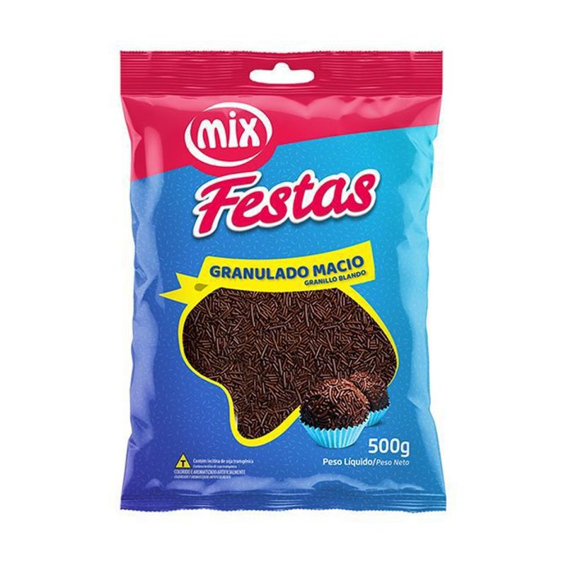 Granulado Macio Escuro - 500g - Mix