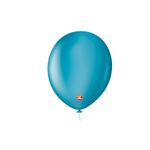 Balão Profissional Premium Uniq 11''27cm - Azul Ciano - 25 unidades - Balões São Roque - magazine 25
