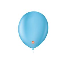 Balão Profissional Premium Uniq 9''23cm - Azul Light - 25 unidades - Balões São Roque - magazine 25