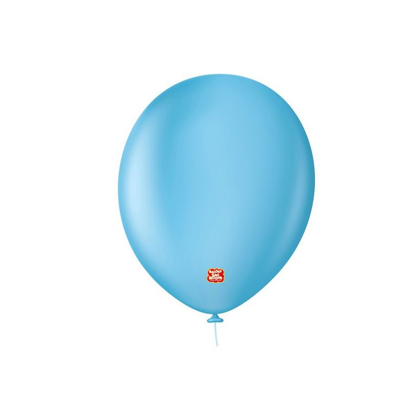 Balão Profissional Premium Uniq 9''23cm - Azul Light - 25 unidades - Balões São Roque - magazine 25
