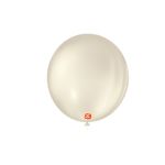 Balão de Festa Látex Liso 9''23cm Redondo  - Areia - 50 unidades - Balões São Roque - magazine 25