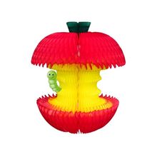 Enfeite de Papel Seda - Maça Mordida - 23cm - 1 unidade - Girotoy - Magazine 25