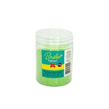 Glitter para Balões Brilho Poliéster 100 g - Ref. 7081 - Verde Neon - 1 unidade - Magazine 25
