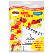 Kit Arco Fácil - Turma da Mônica - 1 unidade - Festcolor - Magazine 25