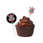 Bandeirinha para Docinhos - Corinthians - 8 unidades - Festcolor - Magazine 25