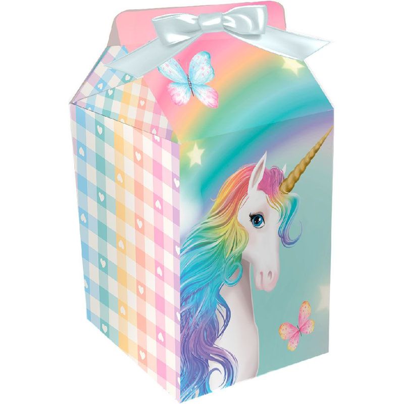 Caixa Milk - Unicornio - 8 unidades - Festcolor - Rizzo