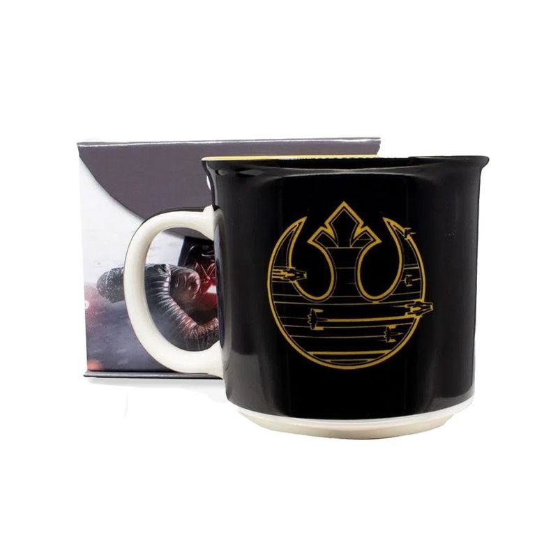 Caneca de Cerâmica Simbolo Star Wars - 350ml - 1 unidade - Zona Criativa - Magazine 25