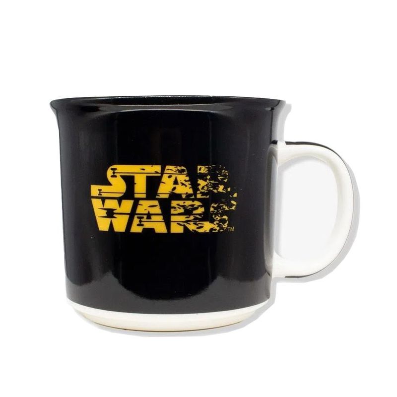 Caneca de Cerâmica Simbolo Star Wars - 350ml - 1 unidade - Zona Criativa - Magazine 25