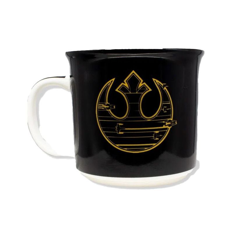 Caneca de Cerâmica Simbolo Star Wars - 350ml - 1 unidade - Zona Criativa - Magazine 25