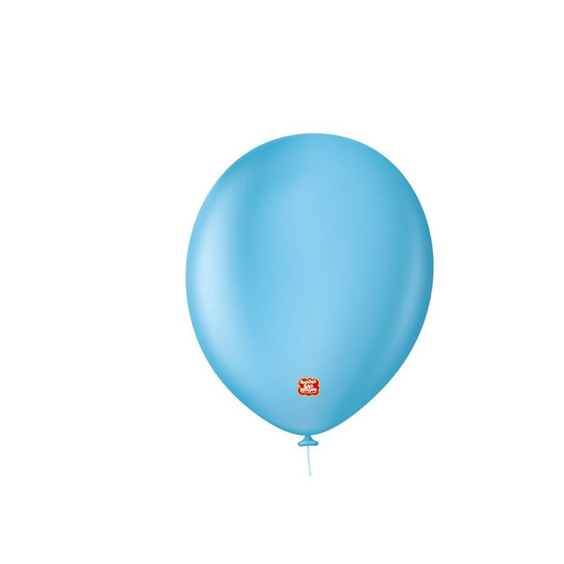 Balão Profissional Premium Uniq 11''27cm - Azul Light - 25 unidades - Balões São Roque - magazine 25
