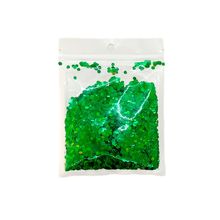 Confete Hexagonal Holográfico - Verde - 15g  - 1 unidade - Magazine 25