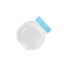 Mini Baleiro com Tampa Azul Bebê - 50ml - 10 unidades - Magazine 25