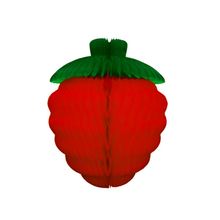 Enfeite de Papel Seda - Morango - 18cm - 1 unidade - Girotoy - Magazine 25