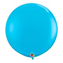 Balão Gigante de Festa em Latex 3ft (90cm) - Robin's Blue (Azul) - 2 unidades - Qualatex - magazine 25