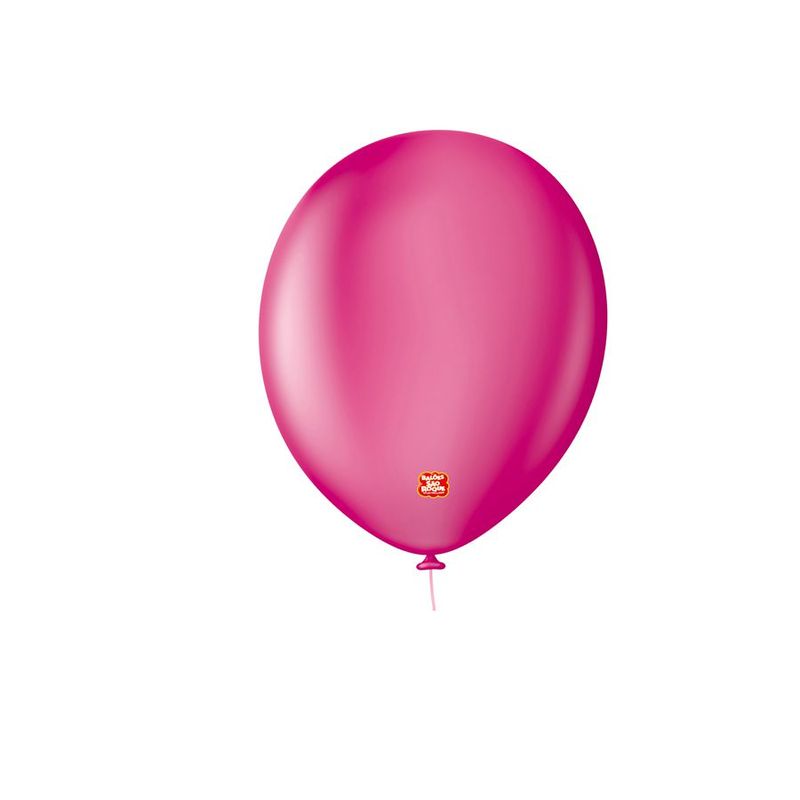 Balão Profissional Premium Uniq 11''27cm - Rosa Profundo - 25 unidades - Balões São Roque - magazine 25