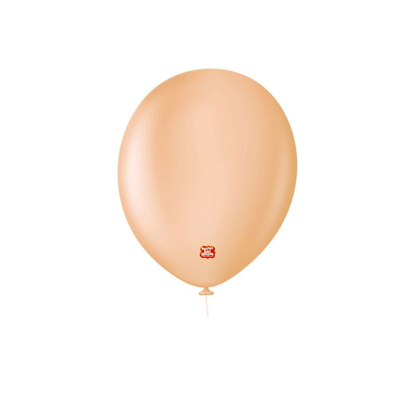 Balão Profissional Premium Uniq 9''23cm - Bege Nude - 25 unidades - Balões São Roque - magazine 25