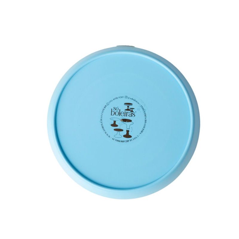 Tampo Cogumelo Fosco - 210mm - Azul Bebê - 1 unidade - Só Boleiras - Magazine 25