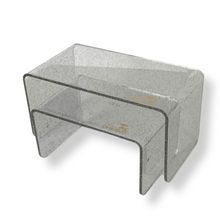 Kit Suporte para Doces Elevadores Clean Glitter - Prata - 2 unidades - Só Boleiras - Magazine 25