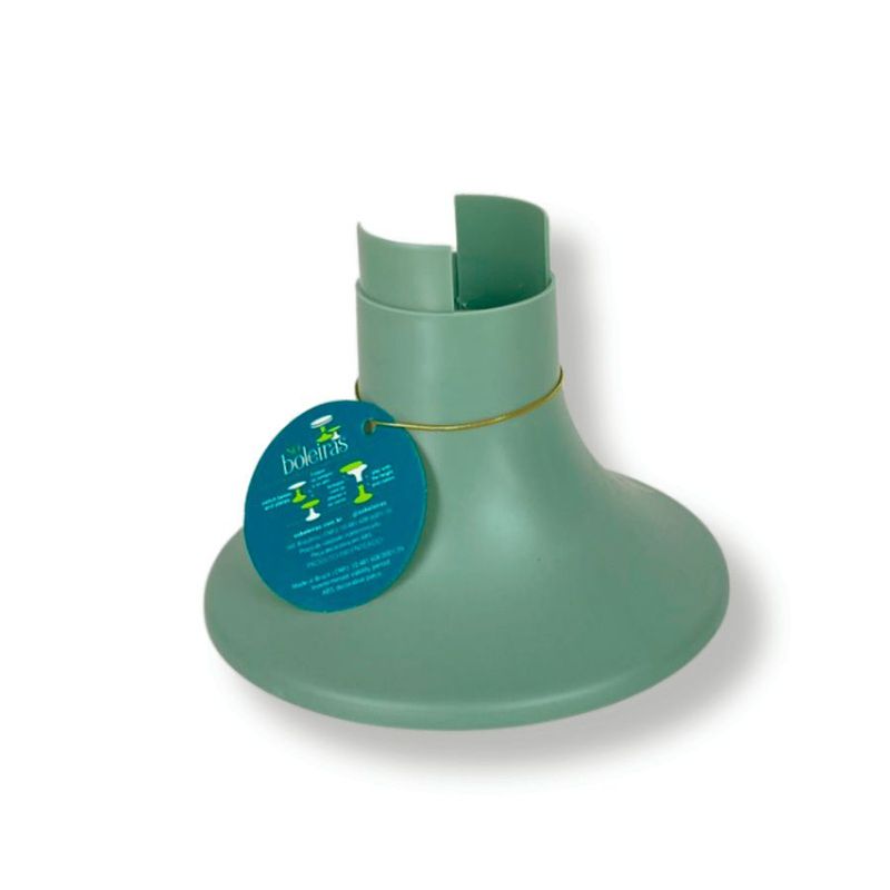 Pé Tradicional Fosco - 125mm - Verde Menta - 1 unidade - Só Boleiras - Magazine 25