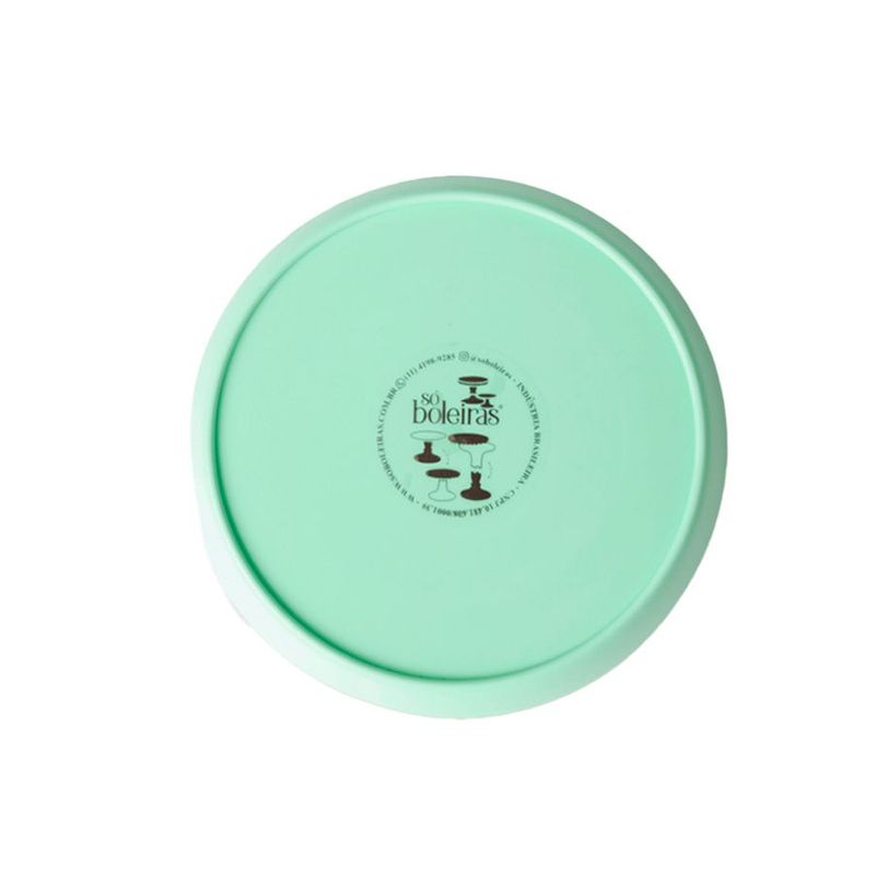 Tampo Cogumelo Fosco - 170mm - Verde Claro - 1 unidade - Só Boleiras - Magazine 25