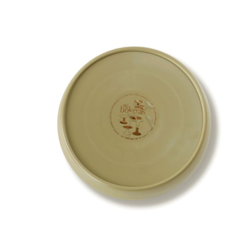 Tampo Cogumelo Fosco - 130mm - Verde Eucalipto - 1 unidade - Só Boleiras - Magazine 25