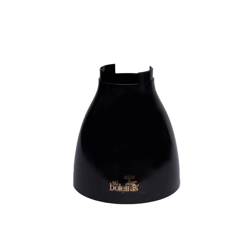 Pé Cogumelo Fosco - 150mm - Preto - 1 unidade - Só Boleiras - Magazine 25