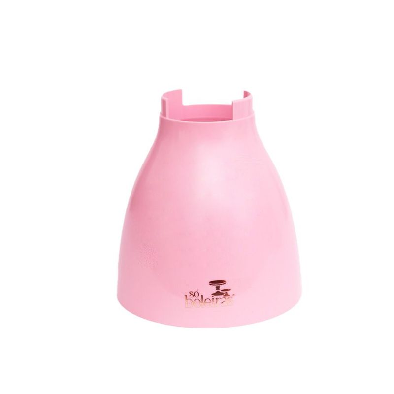 Pé Cogumelo Fosco - 120mm - Rosa Bebê - 1 unidade - Só Boleiras - Magazine 25