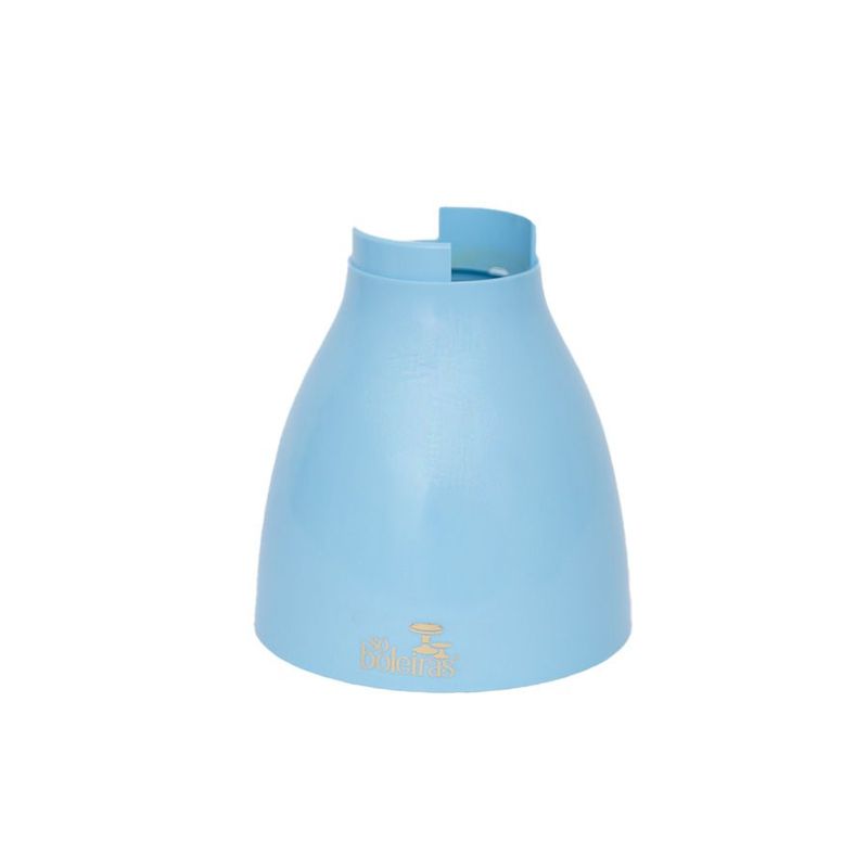 Pé Cogumelo Fosco - 120mm - Azul Bebê - 1 unidade - Só Boleiras - Magazine 25