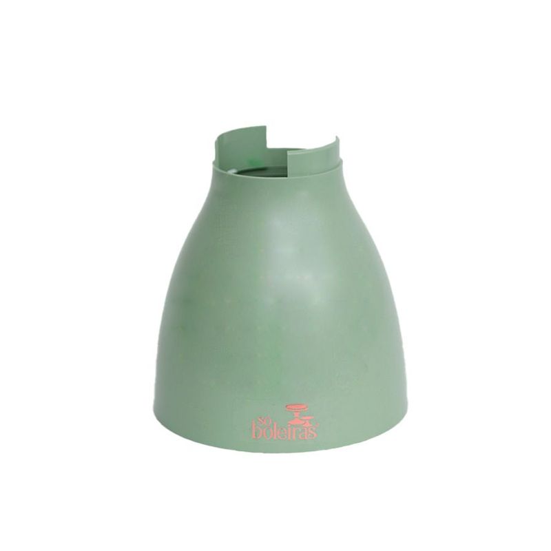 Pé Cogumelo Fosco - 120mm - Verde Menta - 1 unidade - Só Boleiras - Magazine 25