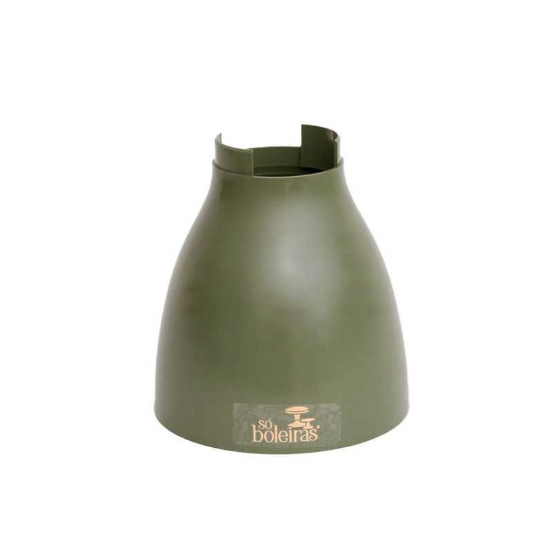 Pé Cogumelo Fosco - 120mm - Verde Eucalipto  - 1 unidade - Só Boleiras - Magazine 25